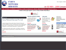 Tablet Screenshot of cns.co.in