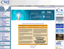 Tablet Screenshot of cns.org.br
