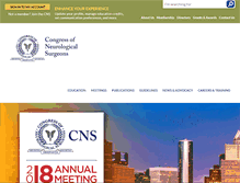Tablet Screenshot of cns.org