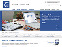 Tablet Screenshot of cns.cz