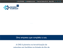 Tablet Screenshot of cns.com.br